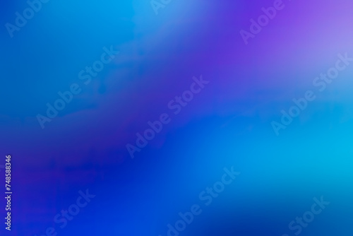 Glacial Nordic: Abstract Color Gradient Background in Cool Shades of Blue and Purple © EVISUAL