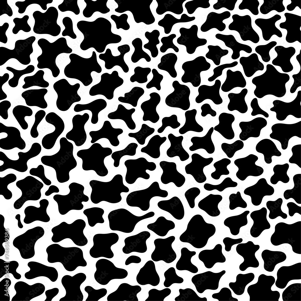 Animal skin leopard, cheetah, Jaguar seamless pattern design. Black and white seamless camouflage background. Animal skin leopard, cheetah, Jaguar seamless pattern design. Black and white seamless camouflage background.