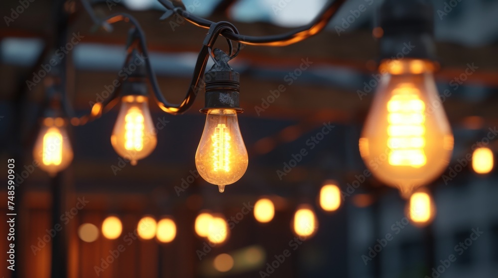 a bunch of light bulbs that are hanging from a light fixture in a room with a lot of lights on it.