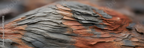 Shale Tranquility: A 3:1 Banner Showcasing the Solid and Stable Feel of Shale Texture Background. Perfect for Creating a Calm and Grounded Ambiance, Graphic Resources, Website Design, and Projects. photo