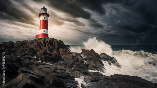 Exploring the Majestic Lighthouses Along the Stormy Shoreline