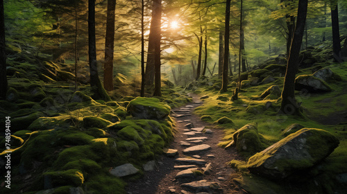path in the forest © Stock Plus