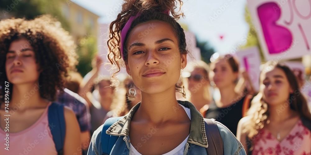 Women power, women equality Day concept Women power, women equality Day concept