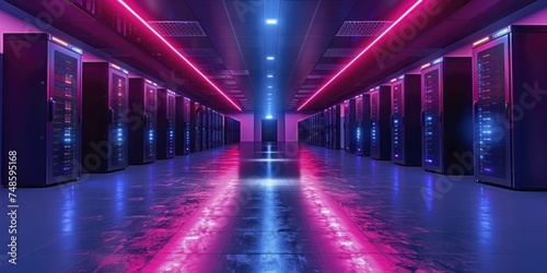 Data Centers as Industrial Fortresses: Secure, nondescript buildings housing the servers and networks that power the digital world, the backbone of modern industry and commerce.