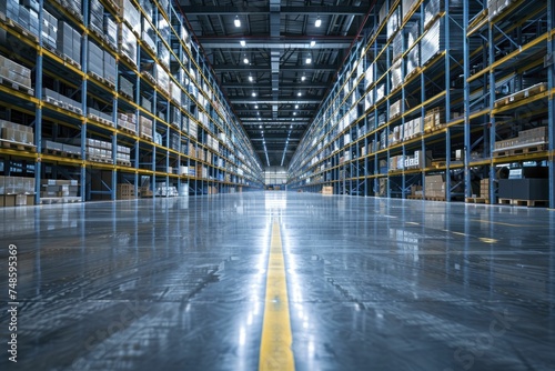 Automotive Parts Warehouses, Stocking a vast array of components, these buildings support the automotive service industry, ensuring parts are readily available for repairs and maintenance. photo