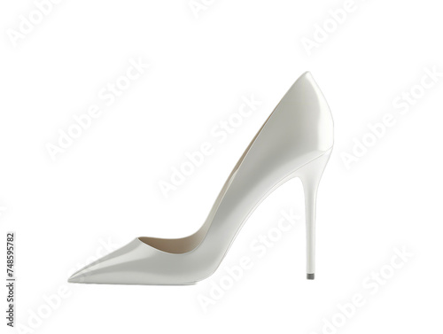 High Heels on isolated on transparent png background. Generative ai 