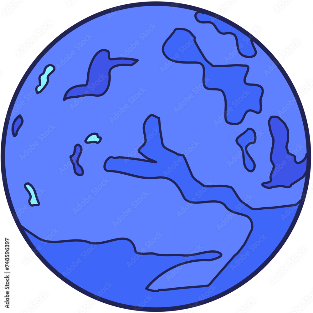 earth, blue planet doodle simply sea water, sky view earth, blue planet doodle simply sea water, sky view