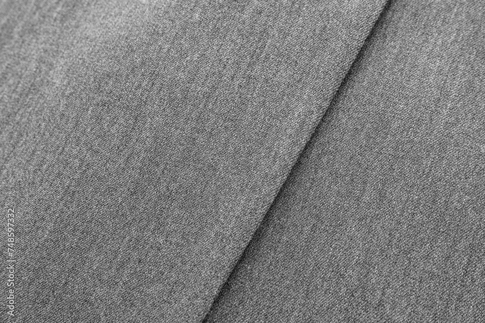 Fototapeta premium Spring and summer hemp gray suit fabric