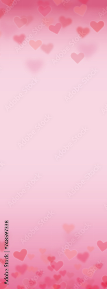 pink valentine's background heart romantic illustration