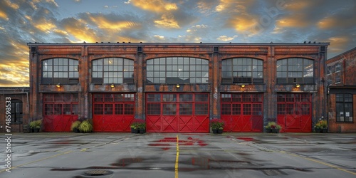 Victorian workshops in a historic district reveal 19th-century trades and craftsmanship through distinct architecture. photo