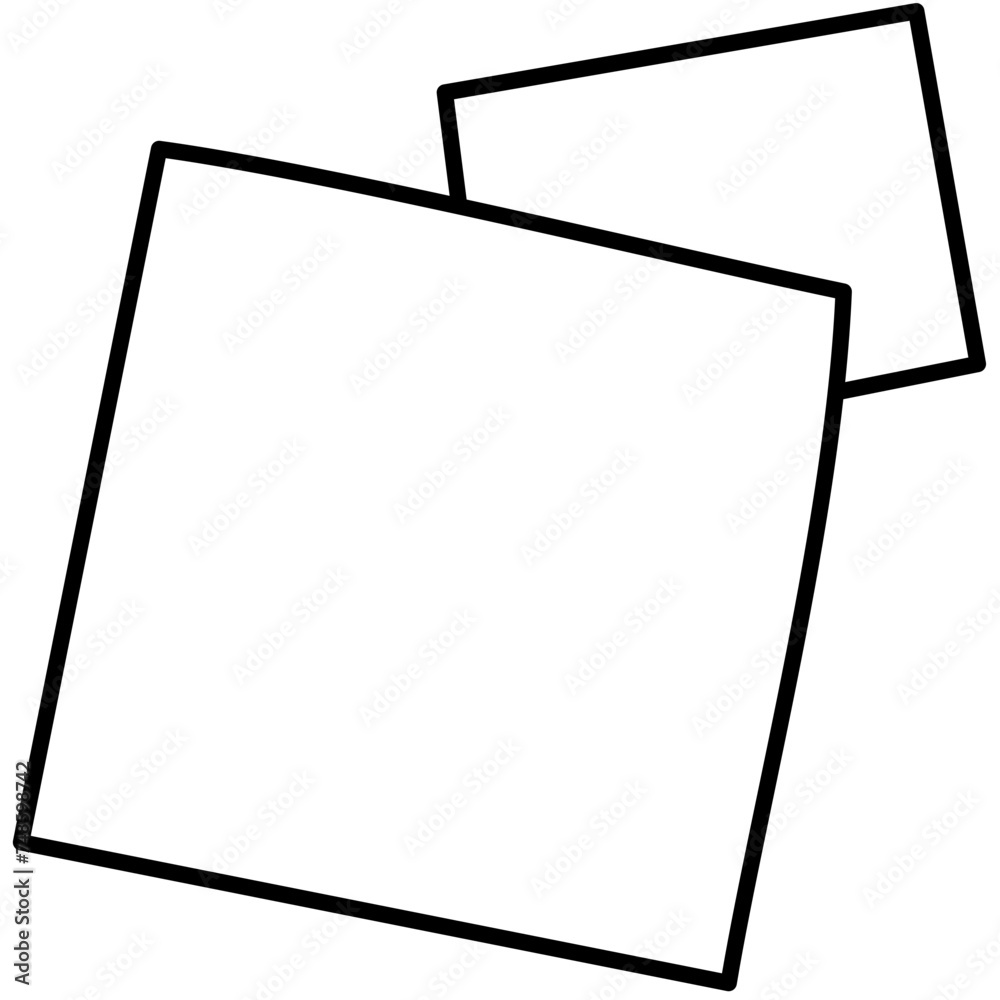 note paper outline stickynote reminder