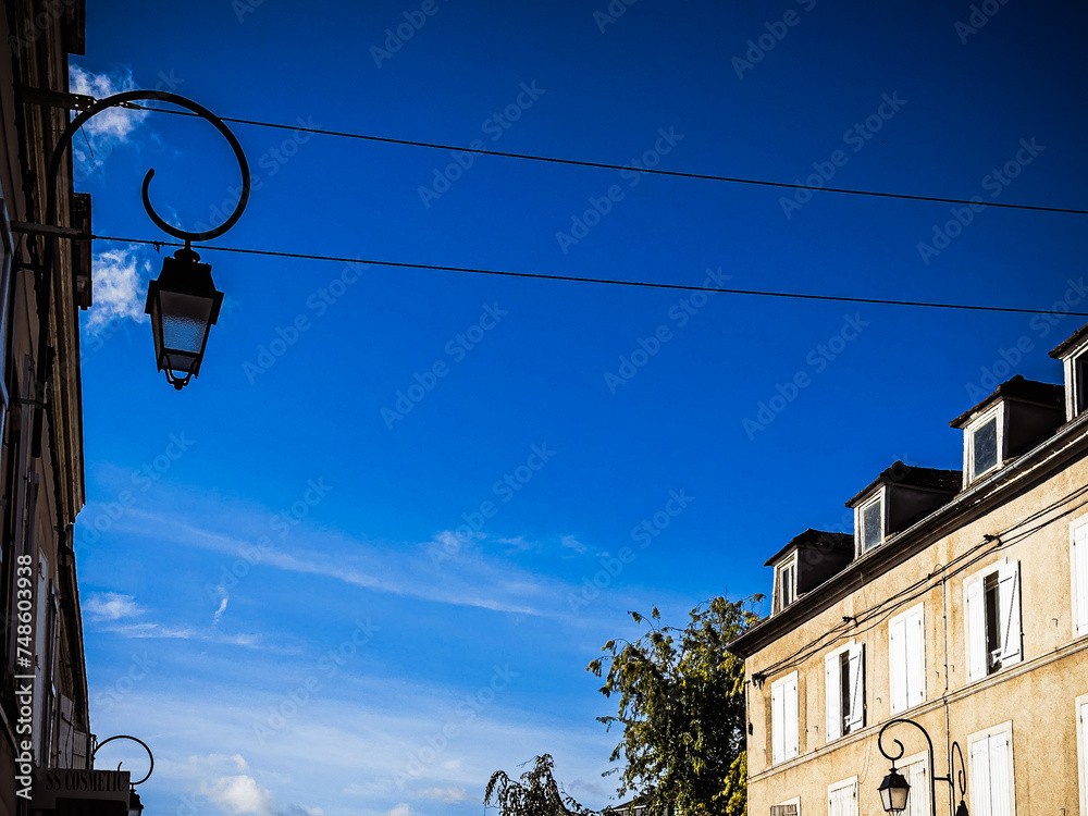 Street view of downtown Montereau-Fault-Yonne, France