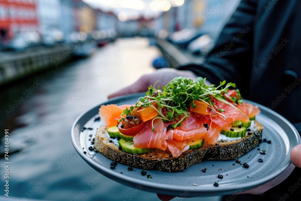 Tasting Copenhagen: Culinary Journey with Chef's Presentation of Smørrebrød Along the Historic Nyhavn Waterfront. Tasting Copenhagen: Culinary Journey with Chef's Presentation of Smørrebrød Along the Historic Nyhavn Waterfront.