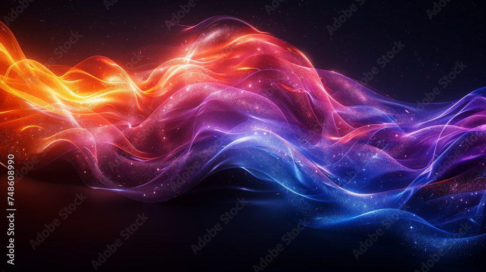 Dynamic Abstract Color Interplay.
Red and blue hues in a dynamic abstract interplay.