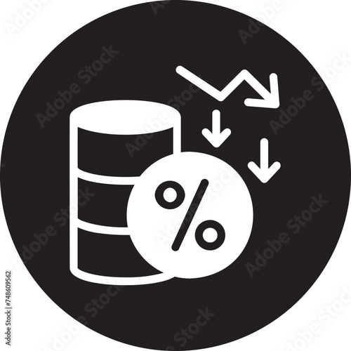 percentage glyph icon
