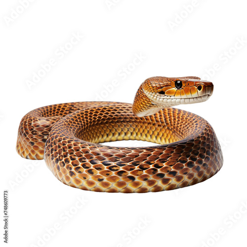 Stealthy Snake on a transparent background