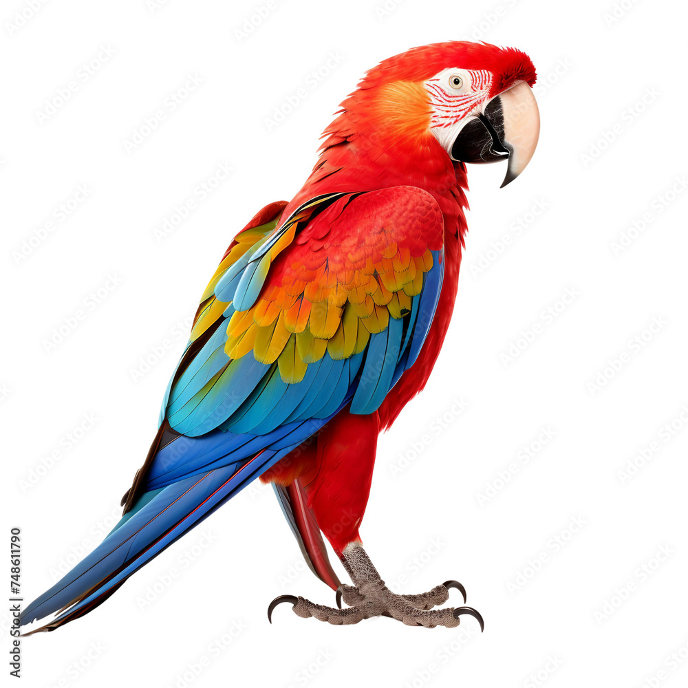 The Parrot on a transparent background