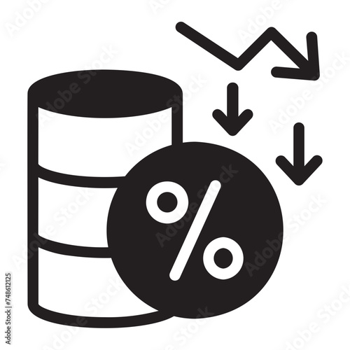 percentage glyph icon