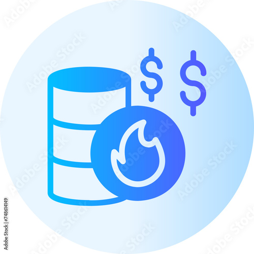 inflation gradient icon