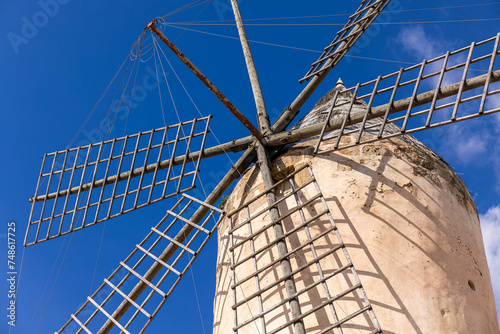 Fotografija Historic windmill of Es Jonquet in old town of Palma de Mallorca, Majorca, Mallo