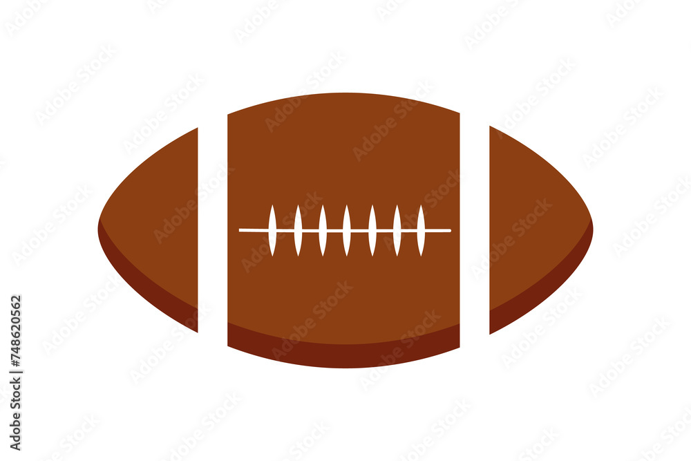Obraz premium american footbal icon of color style design