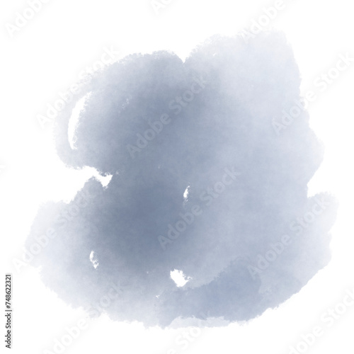 Cool grey watercolour splash