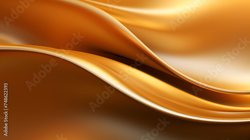 abstract golden background, Luxurious Gold Digital Wave Background, Golden satin background with smooth lines