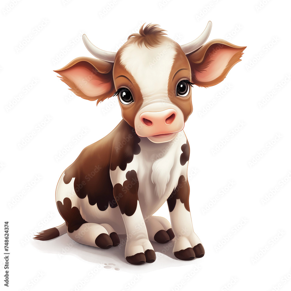 Cow Clipart on a transparent background