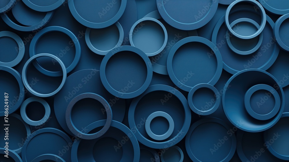 A mound of blue plastic cups stacked together in a random fashion, creating a visually striking image. A mound of blue plastic cups stacked together in a random fashion, creating a visually striking image.