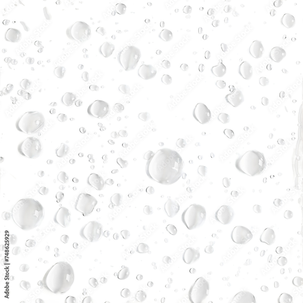 Water Droplets Clipart on a transparent background