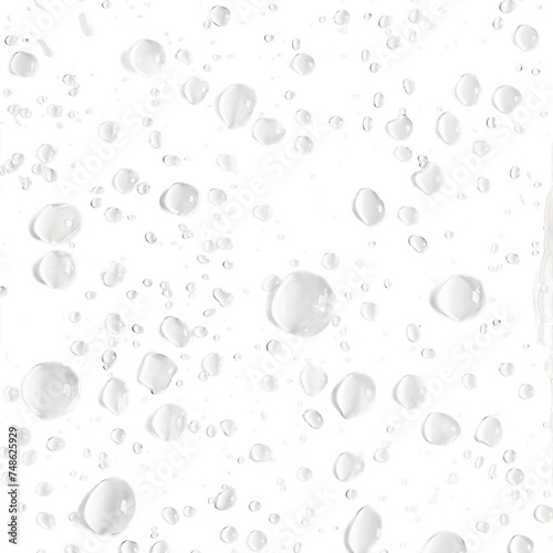 Water Droplets Clipart on a transparent background