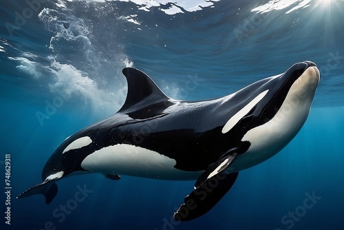 Experience the thrill of seeing orca whales in their natural habitat  captured in stunning detail and realism.