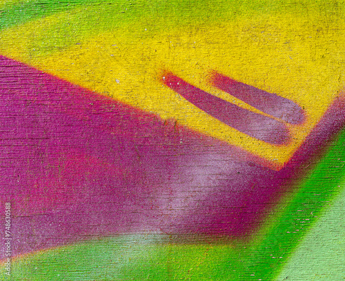 old wood vintage painted background with pattern of street spray drawing