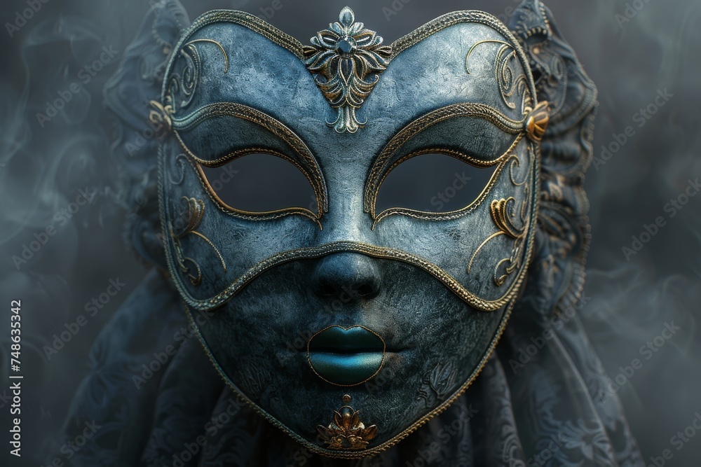Masquerade gray mask Masquerade gray mask