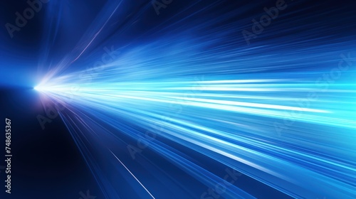 Blue light streak, fiber optic, speed line,  © CStock