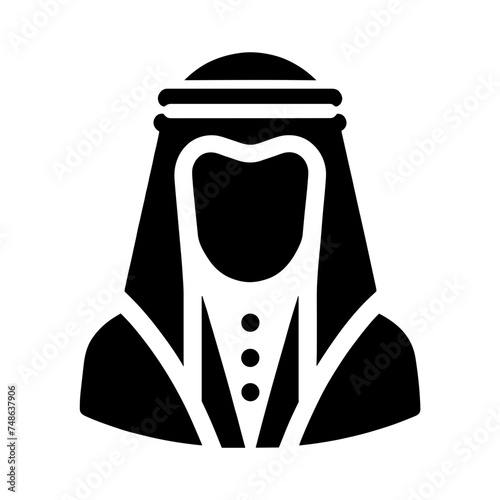 "This Symbolic Icon Portrays A Human Figure, A Muslim Man, In A Traditional Arabian Keffiyeh And Cloak, His Robe Exuding Solemnity."