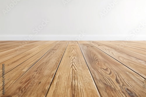 Warm Wooden Floor Perspective