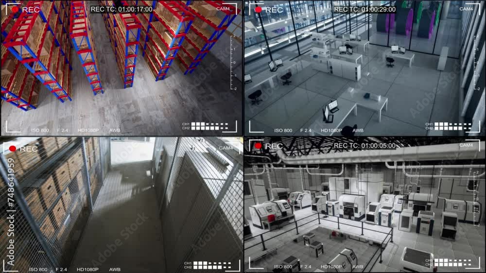 CCTV Camera Surveillance Video