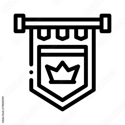 flag line icon