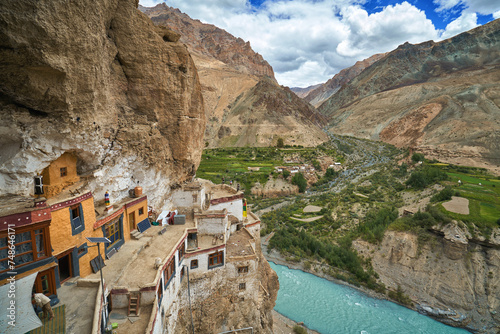 View from the Phuktal gompa in Zanskar