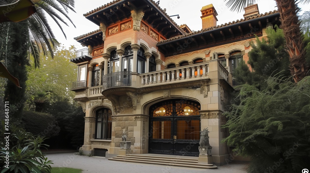 A timeless craftsman masterpiece in Barcelona, combining traditional Spanish elements with avant-garde architecture