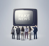 Audience following fake news on television