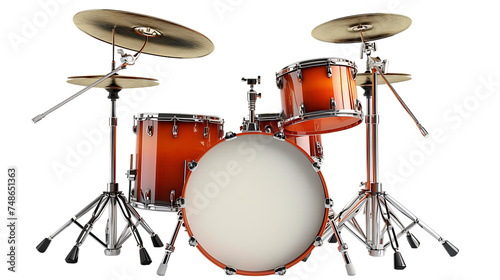 Drums isolated on transparent background