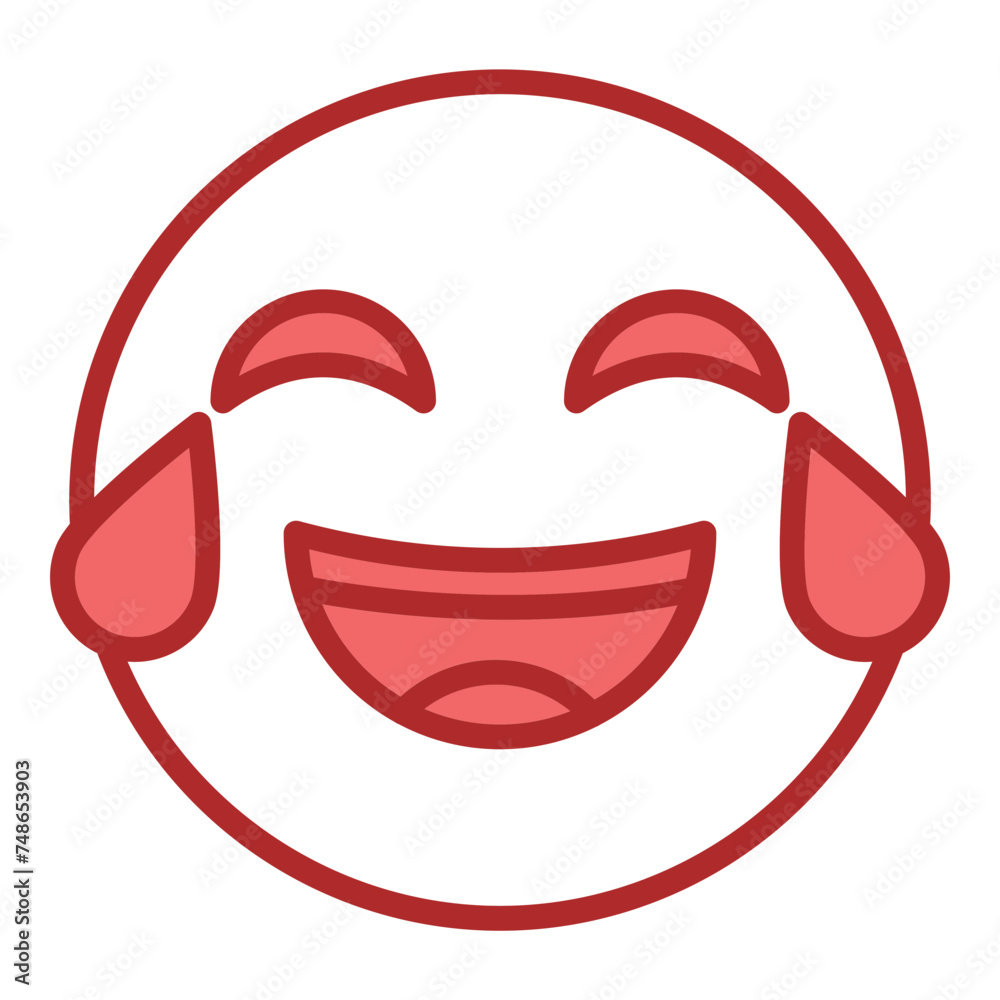 Art of Amusement red line filled icon Art of Amusement red line filled icon