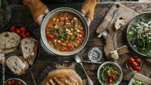 Winter Comfort Foods Made Healthy, Age-appropriate recipes that comfort and warm, from hearty vegetable soups for seniors to fun, shaped whole grain bread for kids.