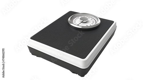 Weight scale isolated on transparent background  photo