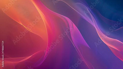 Abstract background with colorful waves.