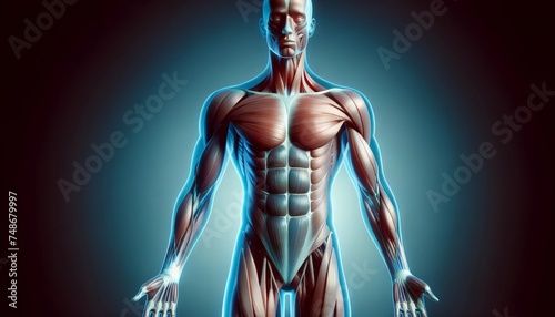 Stylized Visualization of Muscular System © DVS