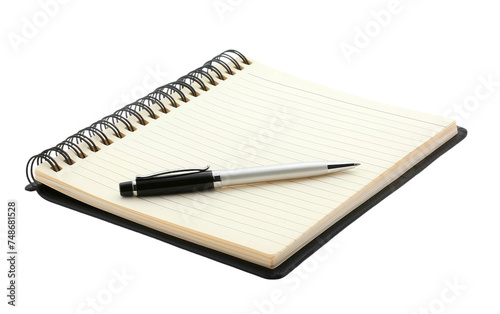 Wallpaper Mural An Opened Spiral-Bound Notebook Awaits the First Stroke Isolated on Transparent Background. Torontodigital.ca