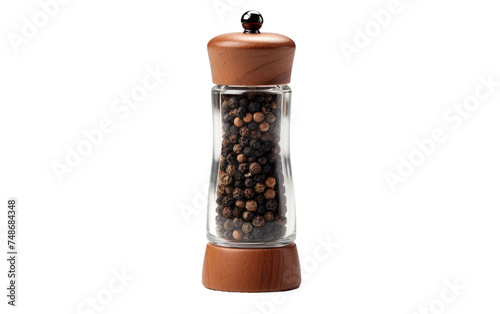 A spice shaker filled with an assortment of different spices, including pepper, paprika, cumin, and oregano. The shaker is overflowing with colorful and aromatic spices, ready to add flavor to dish.